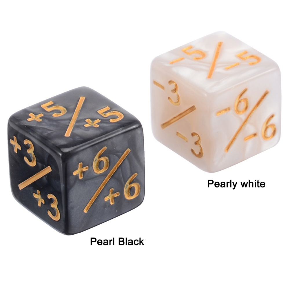 Game Token Counter - 10個の6面カウンターダイス CCG/カードカウンターと互換性あり トークンダイス カードゲーム用カウンターダイス ボードゲーム用
