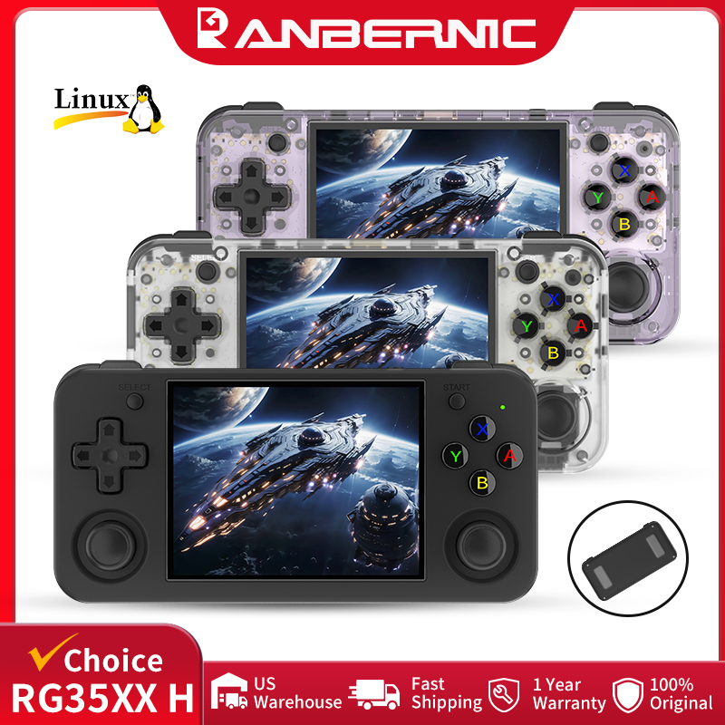 Board Game Warhammer 40K - Anbernic RG35XX H レトロハンドヘルドゲーム機 デュアルジョイスティックデザイン 3.5インチHD画面