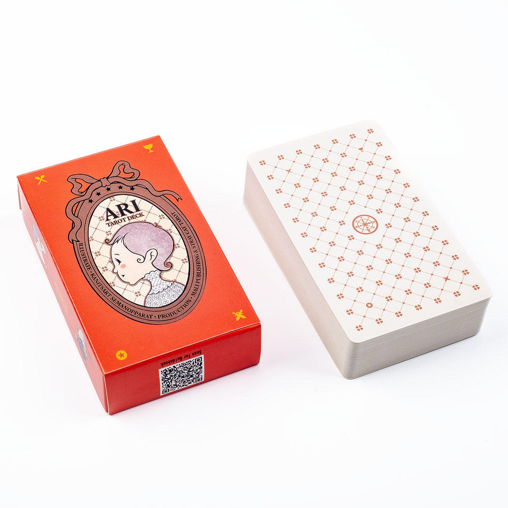 Board Game Design - Ari 78枚タロットデッキ かわいい赤ちゃん漫画デザイン 楽しい奇抜なデザイン パーティー占い予知ボードゲーム用 10.3x6cm