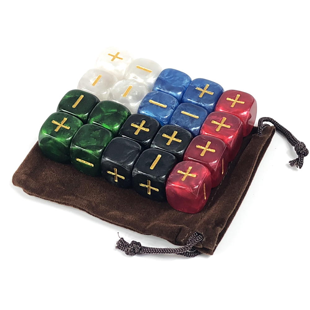 Board Game Electronic Table - Fate ダイス バッグ付き 20 個 ボードゲーム