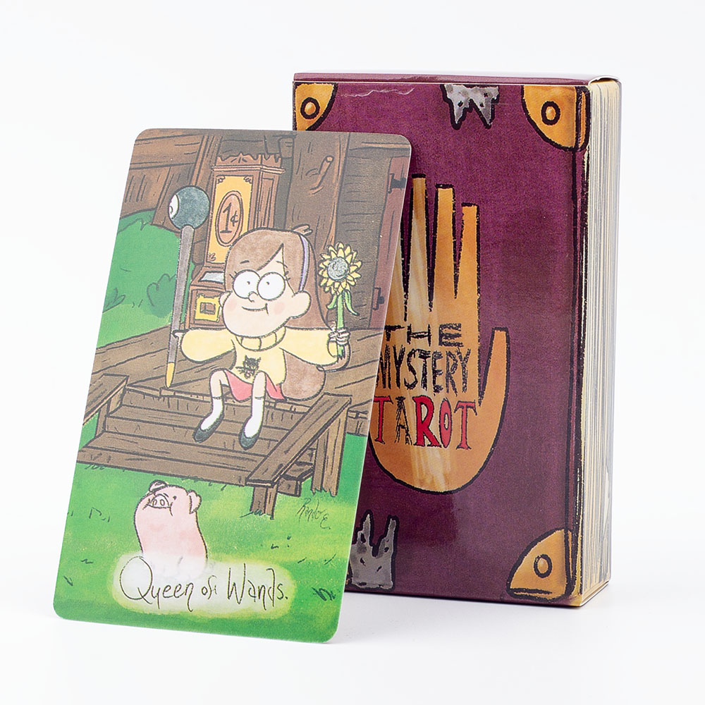 Board Game Detective - ミステリータロットカードデッキ,78枚のカードデッキ,神秘的な占い,家族のパーティーギフト,英語版,オラクル,10.3x6cm