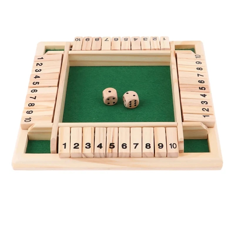 Board Game Organization - デラックス 4 面 10 数字 シャット