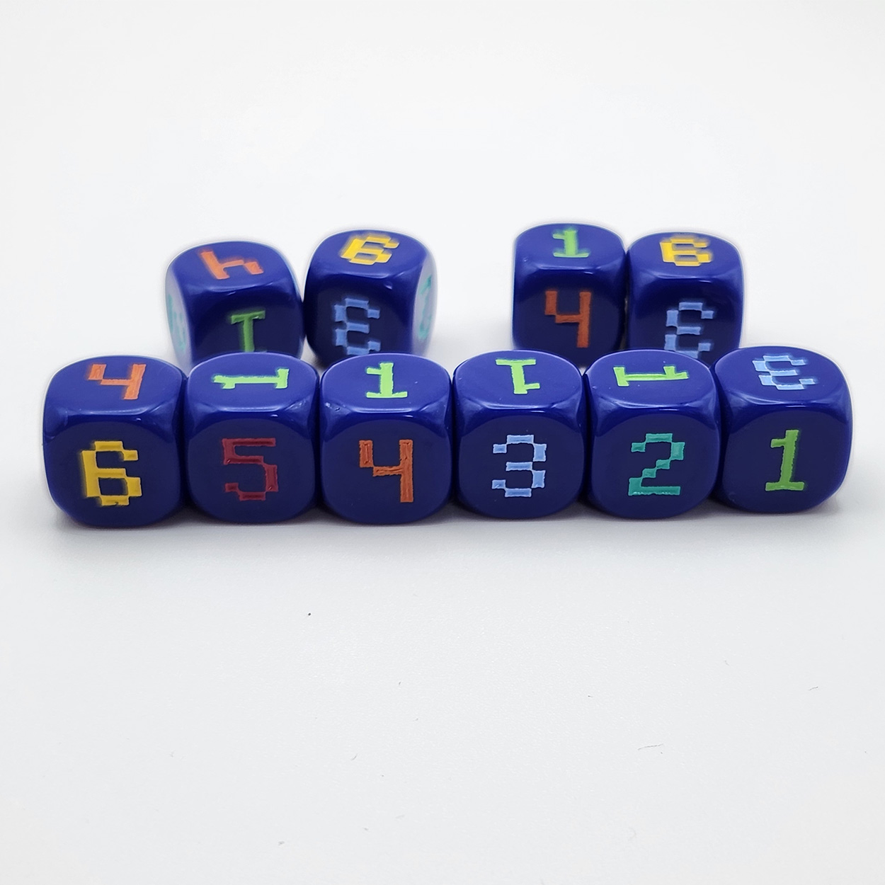 14mm 6面デジタルゲームダイスセット 10個入り - パ - Game Token Counter のレビューと価格