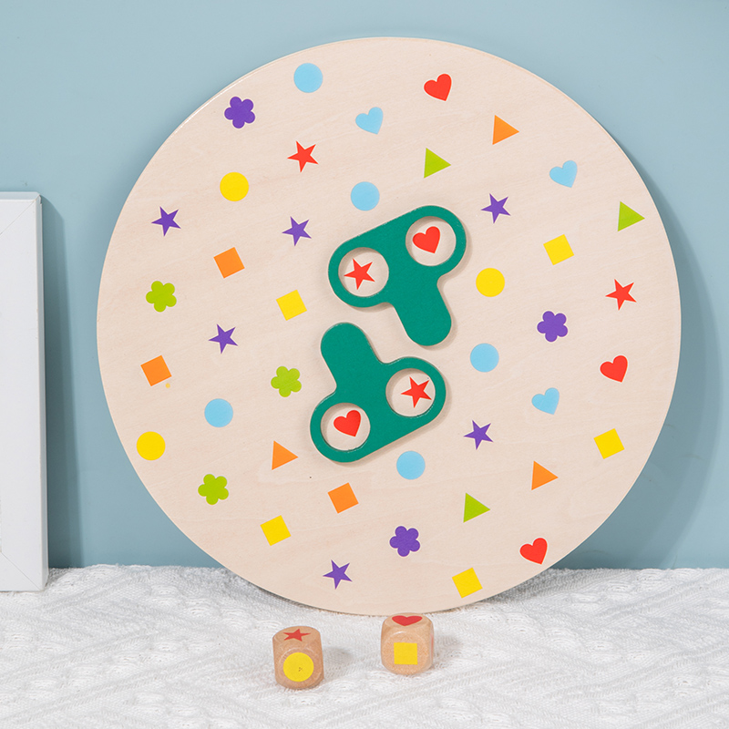 モンテッソーリマッチングゲームボード、色と形の学習パズルおも - Board Game Design のレビューと価格
