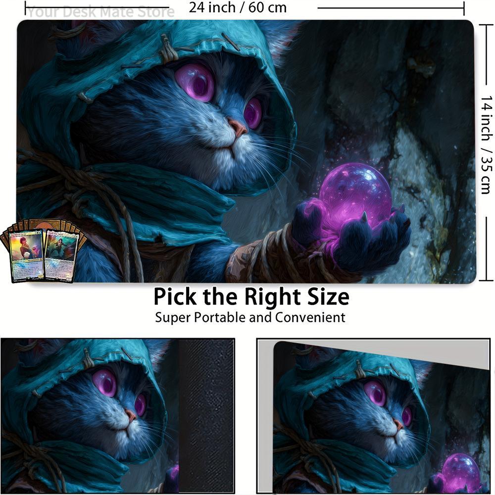 神秘的な猫占い師 MTG プレイマット マジックカード バト - Board Game Detective のレビューと価格