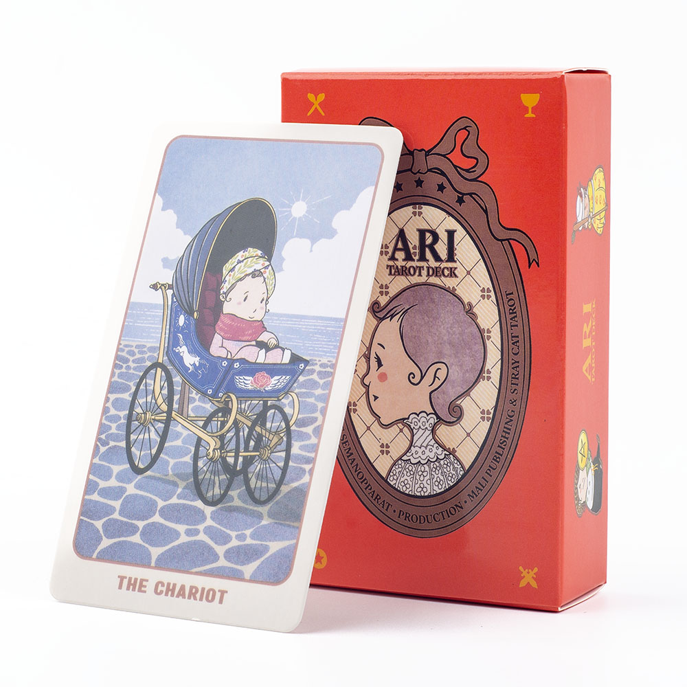 Ari 78枚タロットデッキ かわいい赤ちゃん漫画デザイン  - Board Game Design のレビューと価格