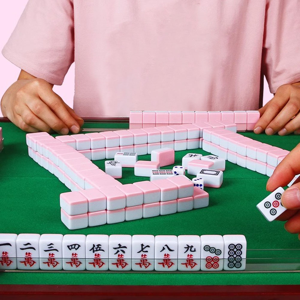 ポータブル旅行ミニ麻雀セット旅行麻雀セット収納ボックス付き落 - Board Game Organization のレビューと価格