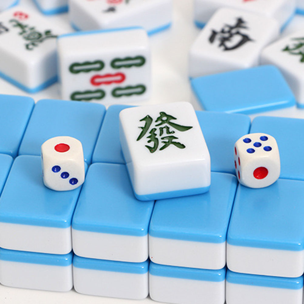 ポータブル旅行ミニ麻雀セット旅行麻雀セット収納ボックス付き落 - Board Game Organization のレビューと価格
