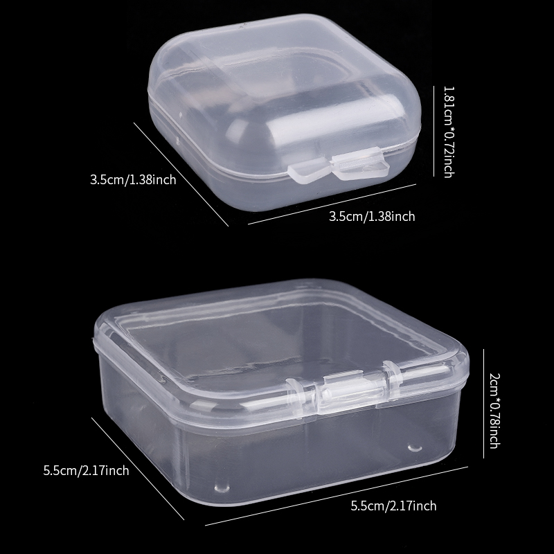 プラスチック製ビーズ収納ボックス,2サイズ,透明,ボール用, - Board Game Organization のレビューと価格