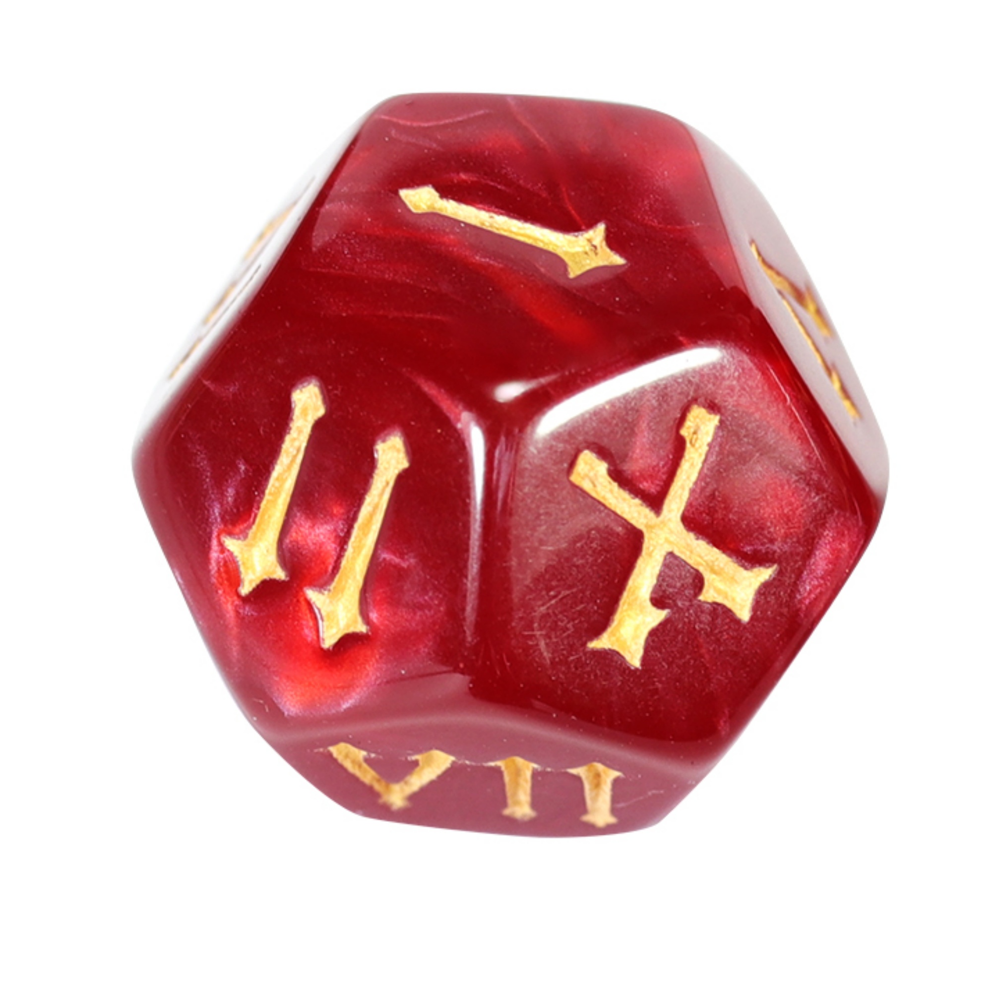 ローマンフォントダイス多面体ダイスセット 7個入り DNDダ - Board Game Font のレビューと価格