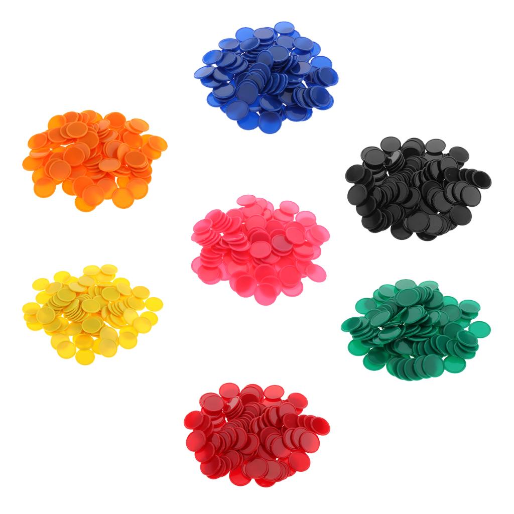 100個 プラスチック学習カウンターディスク ビンゴチップカ - Game Token Counter のレビューと価格