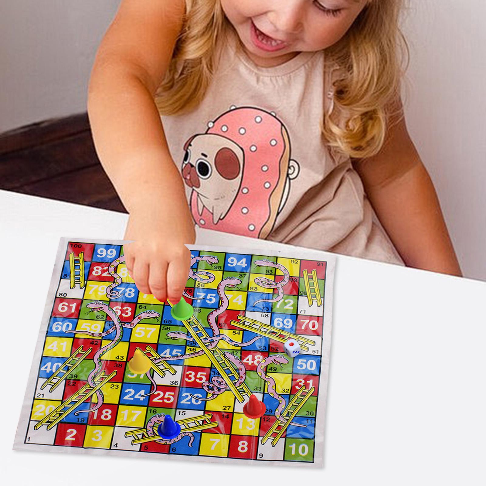 ミニスネークアンドラダーボードゲームセット、コンパクトなデザ - Board Game Design のレビューと価格