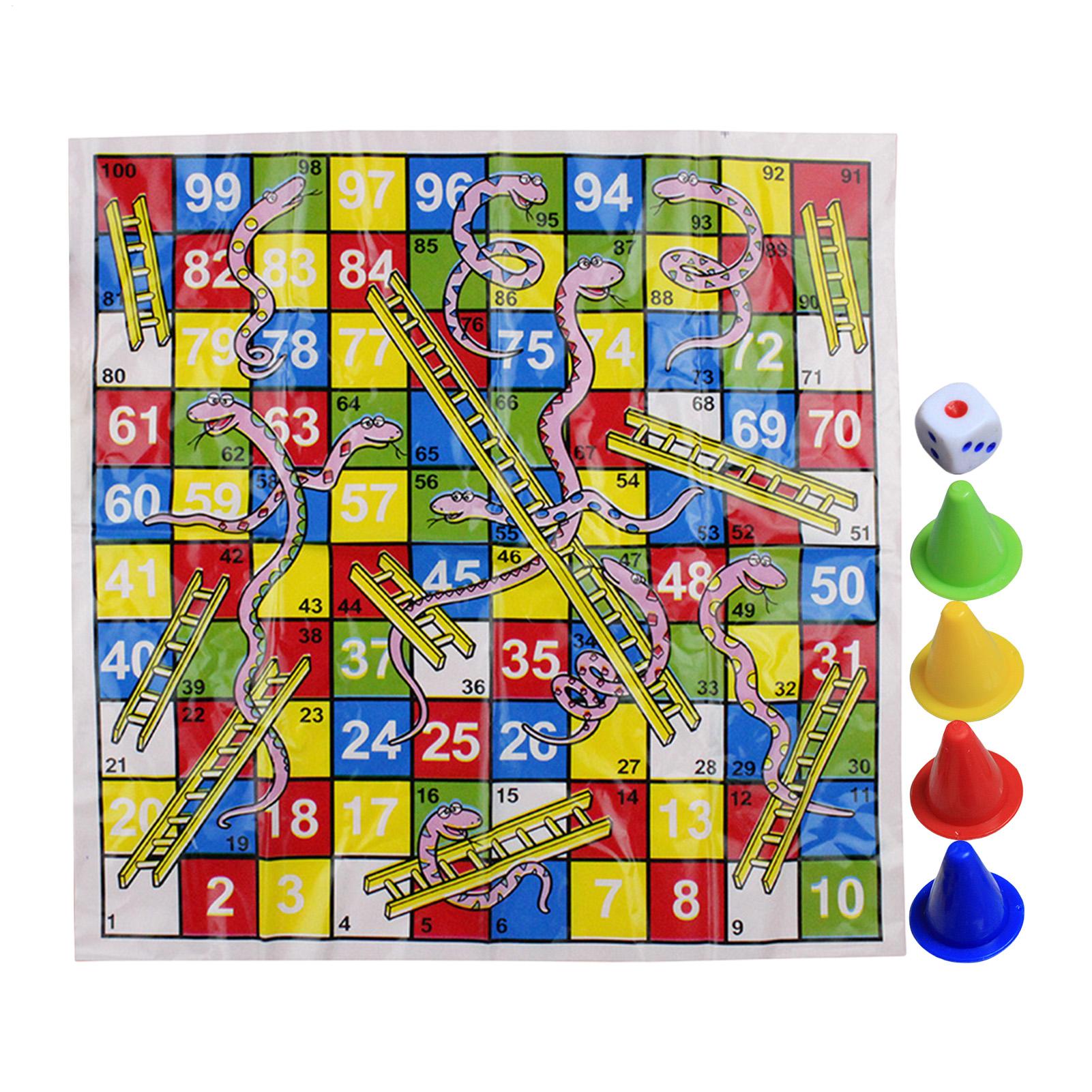 ミニスネークアンドラダーボードゲームセット、コンパクトなデザ - Board Game Design のレビューと価格