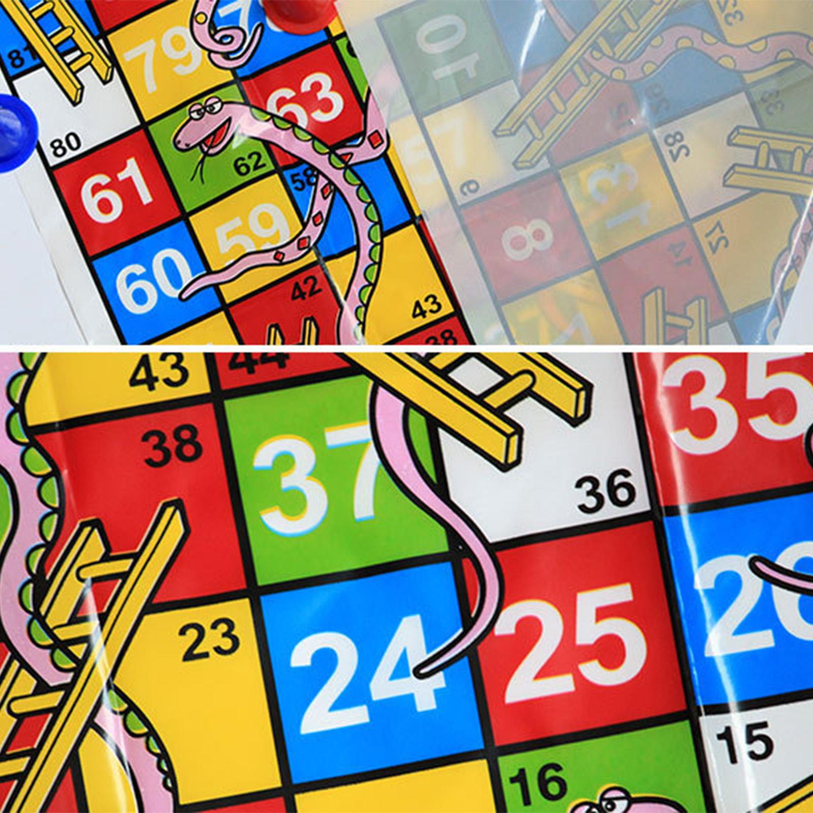 ミニスネークアンドラダーボードゲームセット、コンパクトなデザ - Board Game Design のレビューと価格