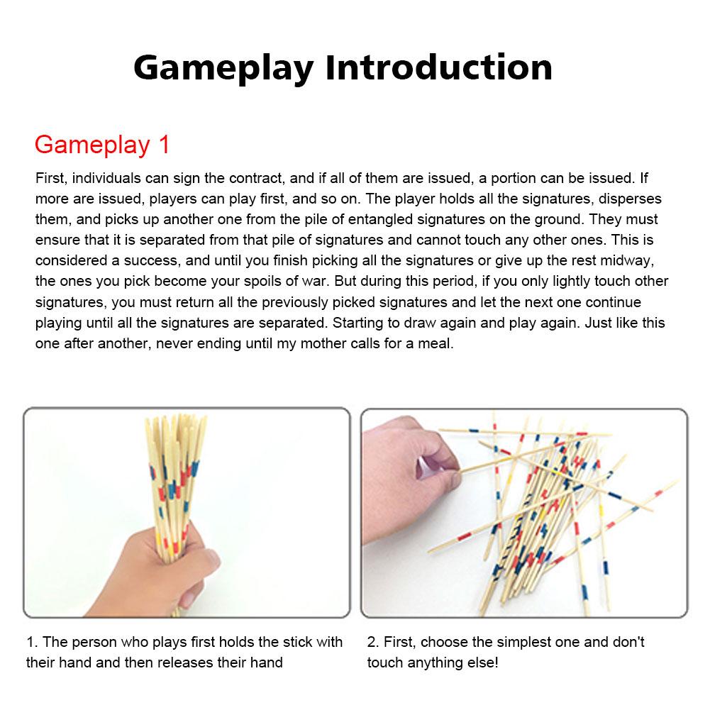 1 セット伝統的なミカドスピールピックアップスティックボック - Board Game Organization のレビューと価格