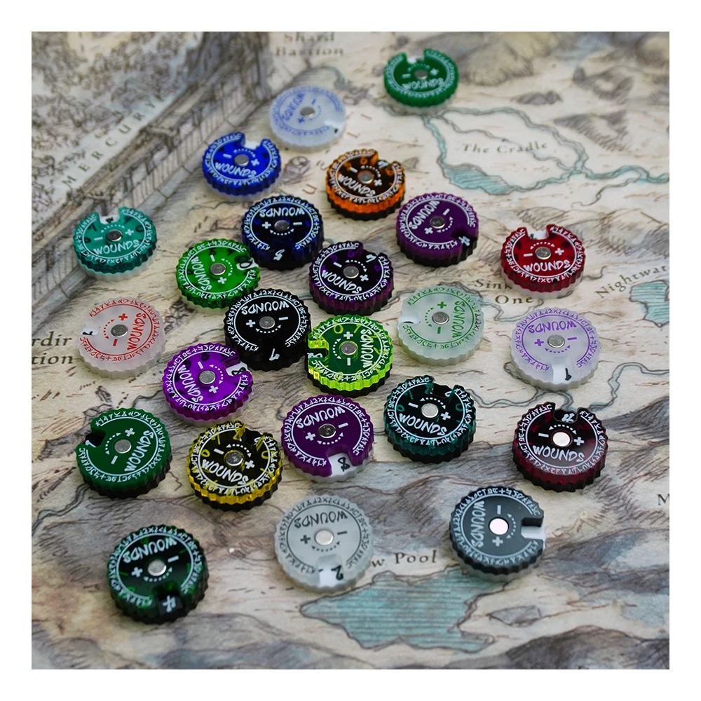 20ミリメートル傷トラッカー1セット/1セット - Game Token Counter のレビューと価格