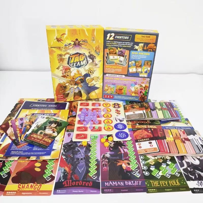 タッグチーム - カードゲーム |   速攻の対戦、驚愕のひ - Board Game Organization のレビューと価格