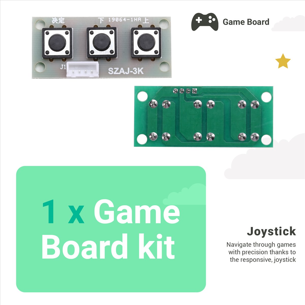 サマーセール - ジョイスティックと手回しハンドル付き5 i - Board Game Video Games のレビューと価格