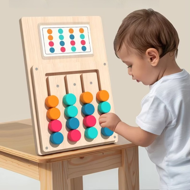 子供向けモンテッソーリ色形マッチング認知学習ボード 論理的思 - Board Game Design のレビューと価格